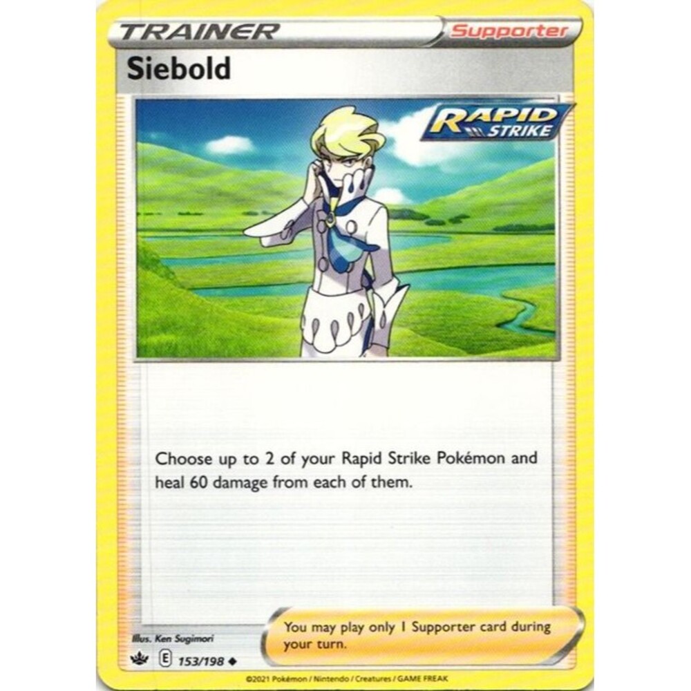 Siebold #153 Pokemon Chilling Reign